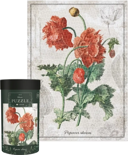 Puzzle Botanic: pipacs 1000 darab