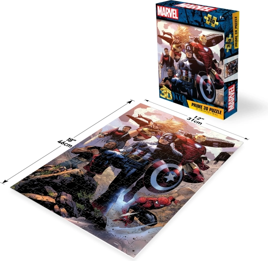 3D puzzle MARVEL Avengers 300 darabbal