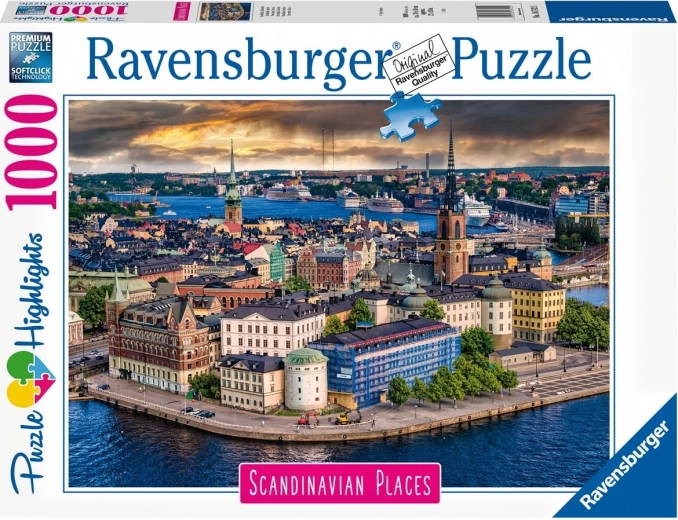 Ravensburger puzzle Stockholm 1000 darabos