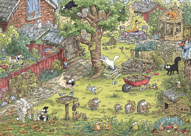 HEYE Puzzle Simon’s Cat: Kalandok a kertben 1000 darab
