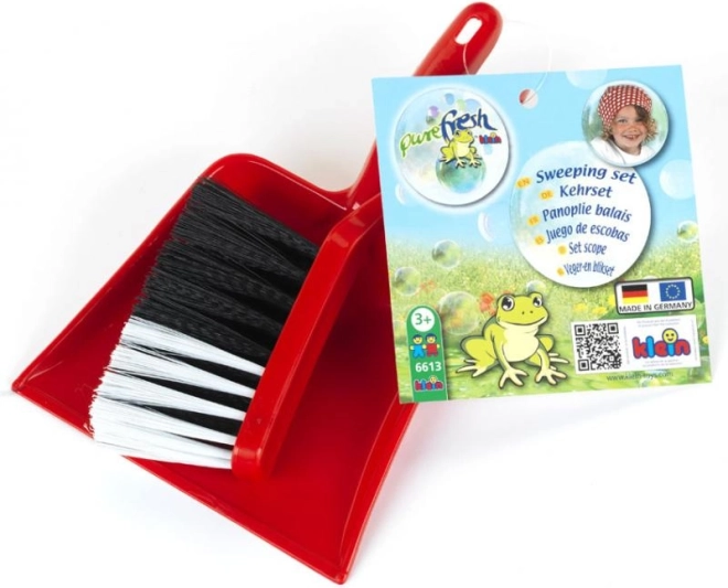 Gyerek kézi seprű és lapát – piros