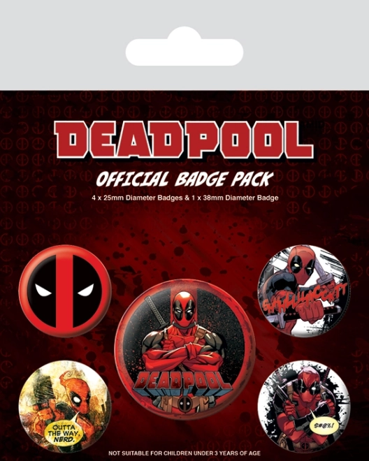 Deadpool kitűző szett