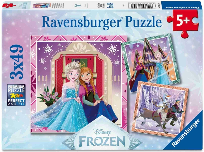 Ravensburger puzzle Disney: Jégvarázs 3×49 darab