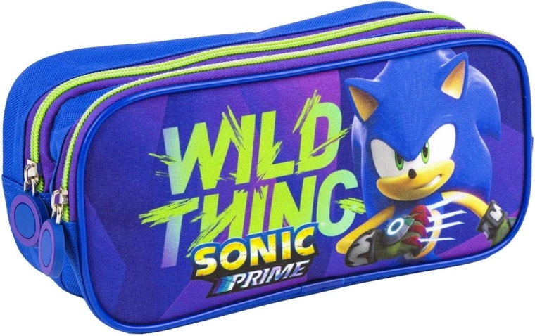 Kétrekeszes tolltartó Sonic Prime - 1 db