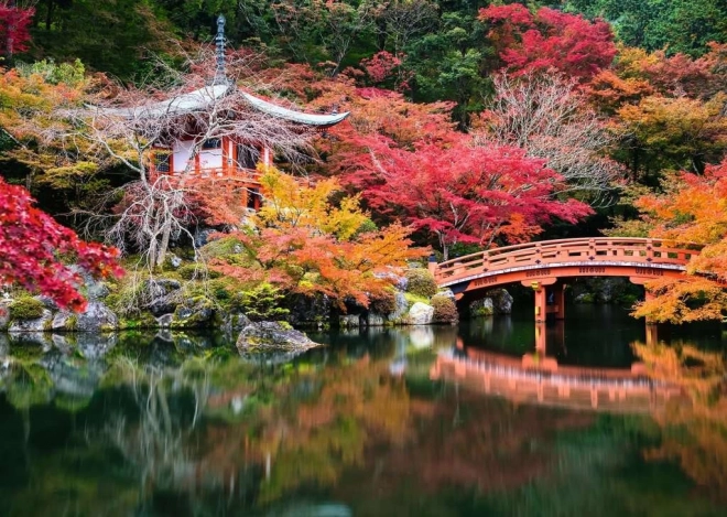 1000 darabos puzzle – Daigo-ji kert, Kiotó, Japán