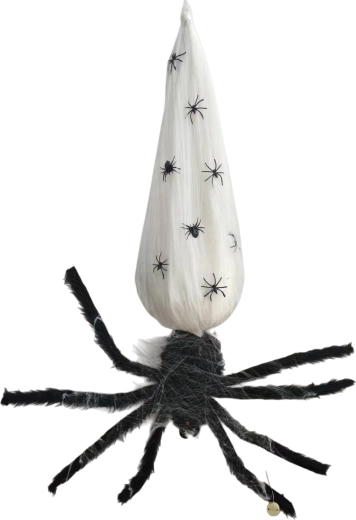 Lehulló pók – halloweeni dekoráció