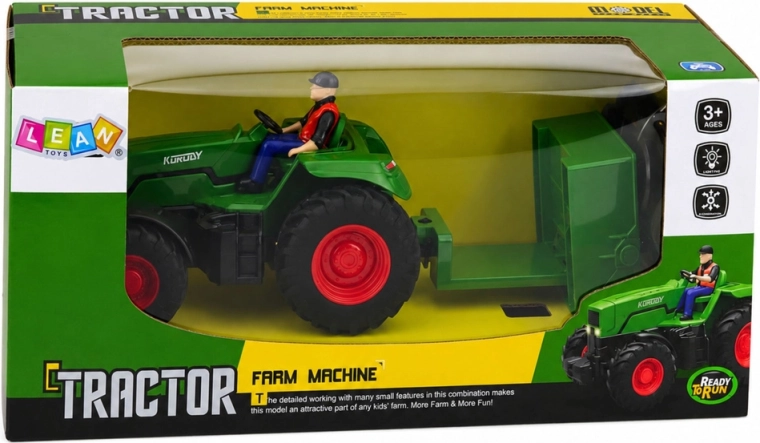 Realista megjelenés LED-ekkel és farmerfigurával