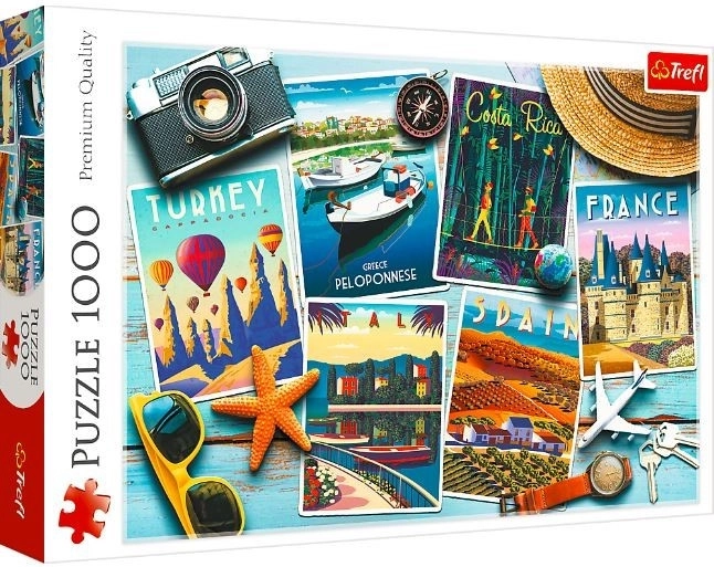 1000 darabos puzzle – Nyaralási képeslapok