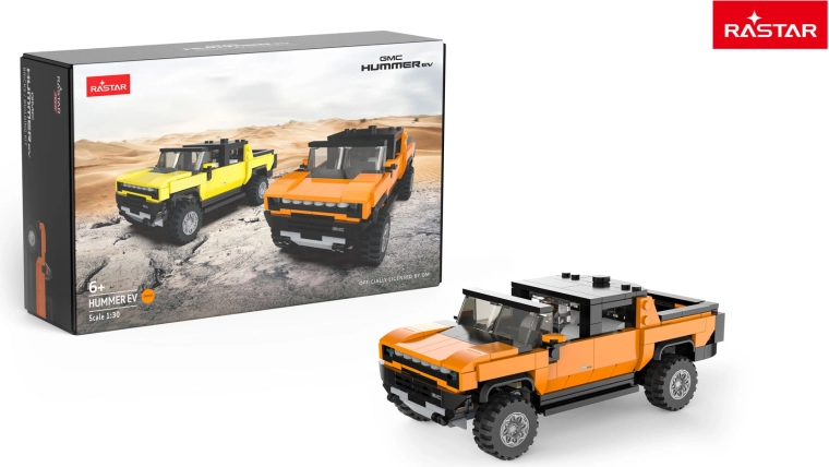 Hummer EV Rastar 1:30 narancssárga autó építőszett