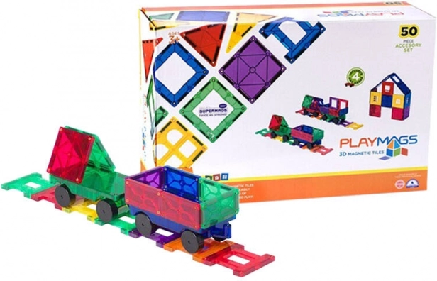 Playmags 3D mágneses építőkészlet vonat