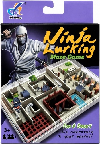 Ügyességi labirintusjáték ninja motívummal