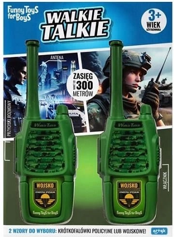 Katonai dizájnú walkie-talkie