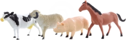 Háziállat műanyag figura 17 cm