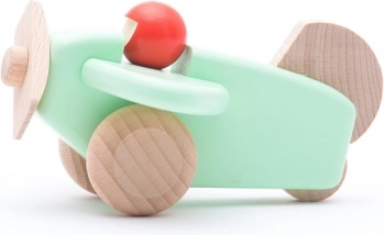 Bajo repülő pilótával, menta zöld, fa