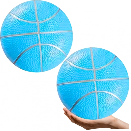 Pasztellkék könnyű gumilabda 20 cm