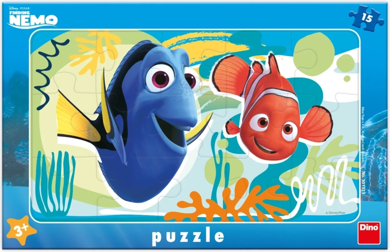 Dino gyerek puzzle NEMÓ ÉS DORY 15 darab