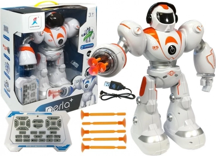 Szórakoztató távirányítású robot lövedékekkel