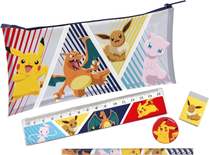Pokémon tolltartó írószerekkel