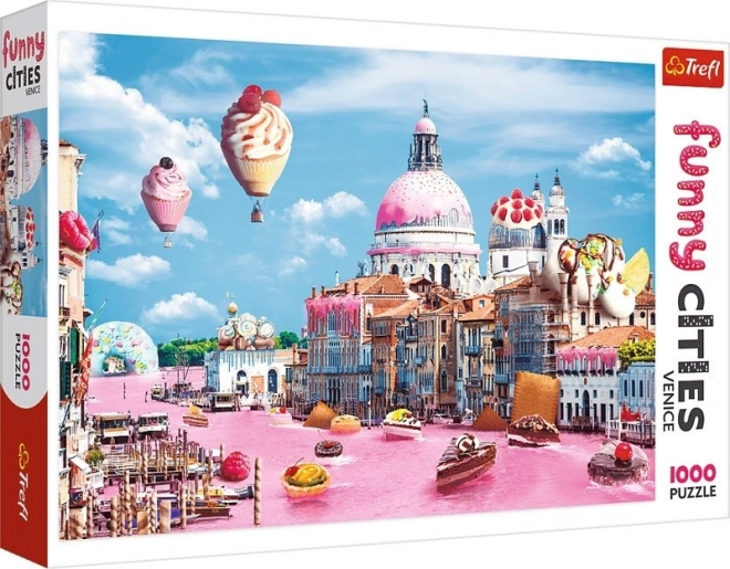Puzzle 1000 darabos Csemegék Velencében