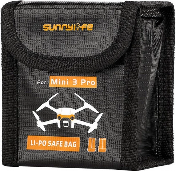 Sunnylife akkumulátor-táska DJI Mini 3 Pro és Mini 4 Pro drónhoz (2 akkumulátorhoz)