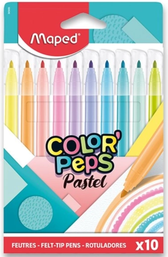 Maped Color'Peps pasztell filctollak, 10 db-os készlet