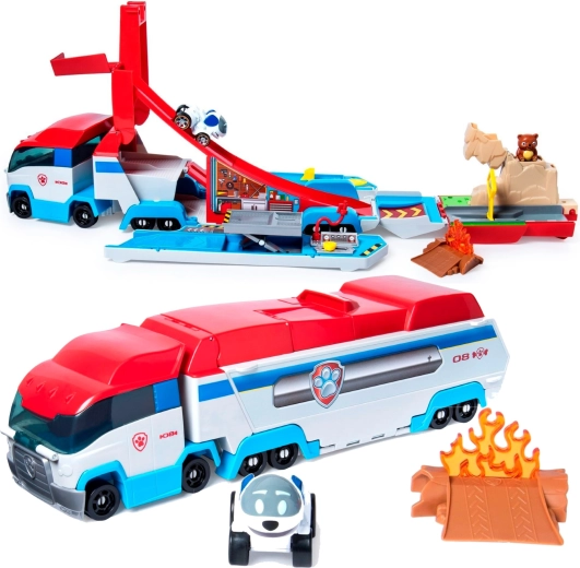 2 az 1-ben átalakulás: teherautó, amely játékbázissá változik