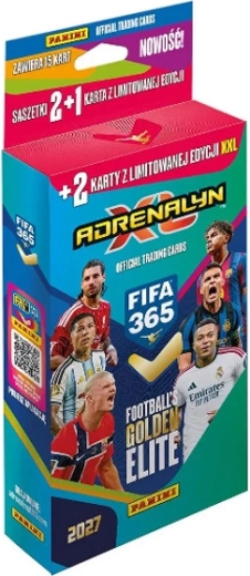 Panini FIFA 365 Adrenalyn XL 2027 gyűjtőkártyák, XXL blister