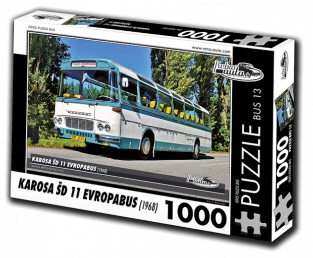 Puzzle Retro-Auta BUS Karosa ŠD 11 Evropabus 1000 darab