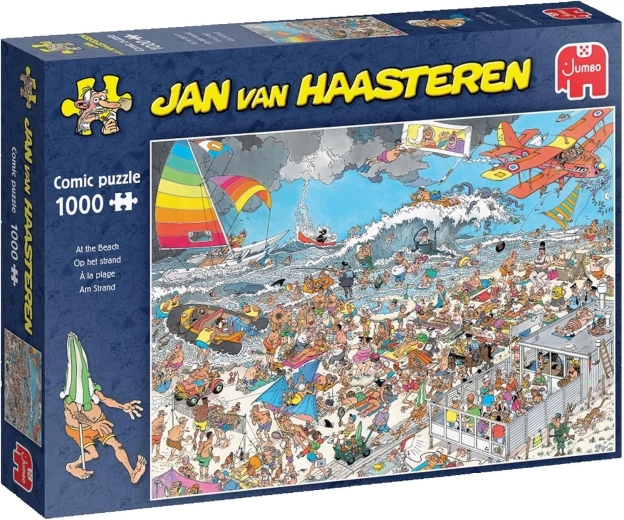 JUMBO Jan van Haasteren Puzzle A strandon, 1500 darabos