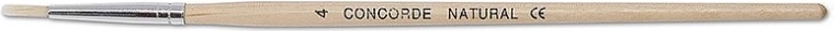 CONCORDE Natural kerek ecset 4-es