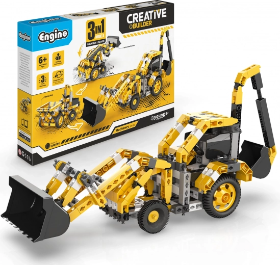 Engino Creative Builder Építőkészlet Kotró-rakodó