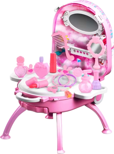 Kerekes bőrönd, amely pipereasztallá alakul