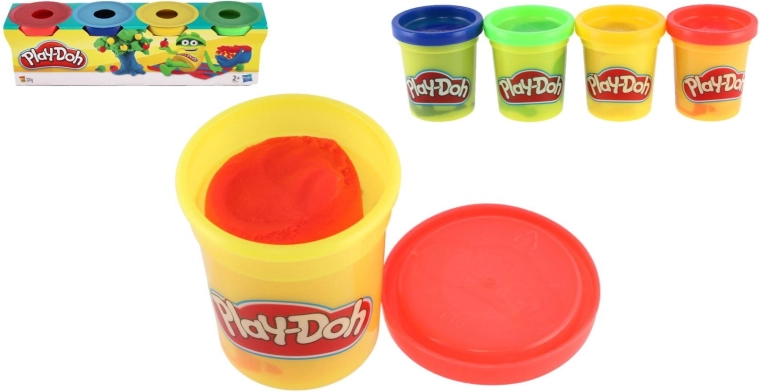 Play-Doh gyurma 4 alapszínben – 4 db