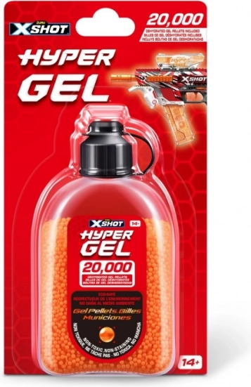 Zselés lőszer X-Shot Hyper Gel 20 000 darab