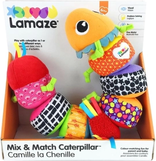 TOMY Lamaze variálható hernyó Mix and Match
