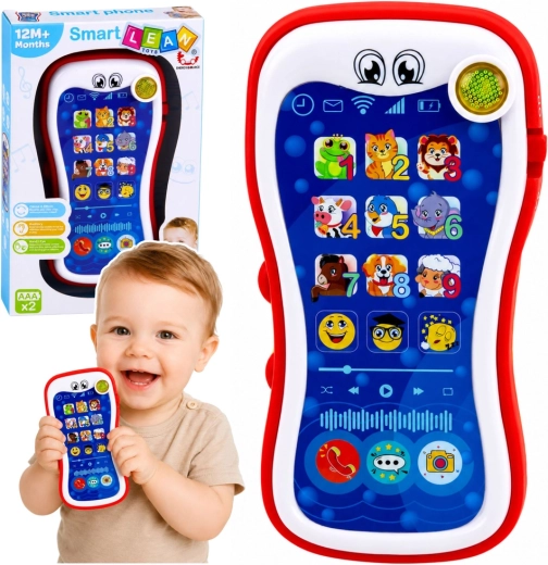 Smart Lean Toys Smart Phone interaktív oktató telefon totyogóknak hangokkal és fénnyel