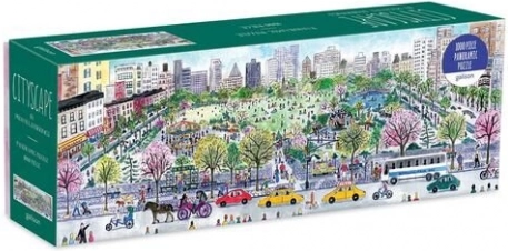 Panorámás puzzle Város 1000 darabból