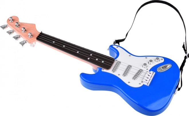 Elektromos gyerek gitár rockos hangzással – Kék