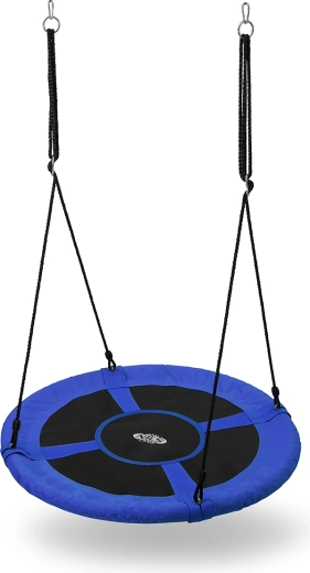 Függő hinta gólyafészek NILS Camp 100 cm kék