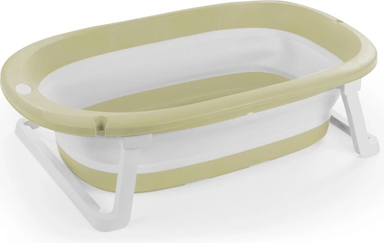 Összecsukható babakád Eco Green, világoszöld, 75,5 × 46,5 cm