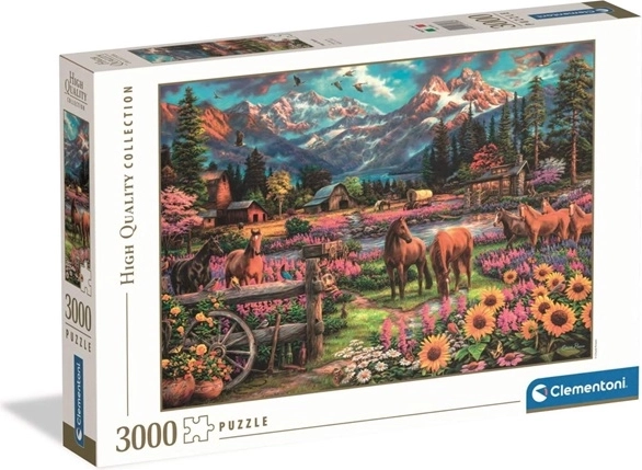 Clementoni puzzle High Quality Collection Free to Roam 3000 darabos