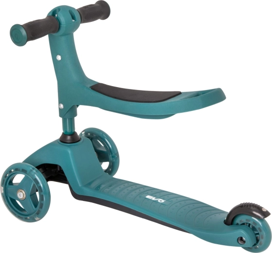 2 az 1-ben: üléses futóbicikli és roller