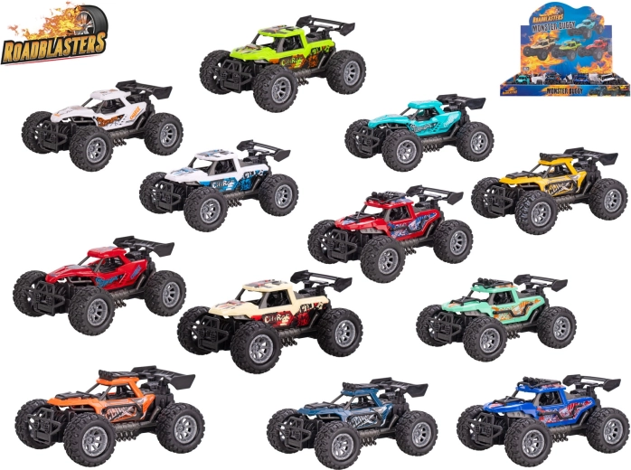 Roadblasters terepjáró autó lendkerekes, 10,5 cm