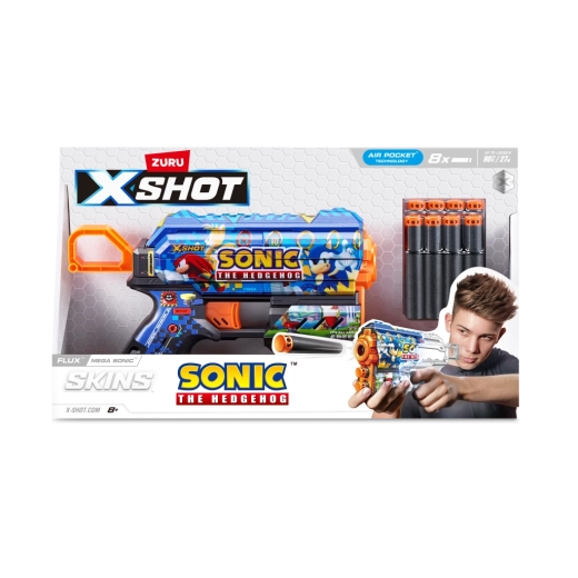 X-Shot Skins Flux Sonic the Hedgehog blaster többféle változatban