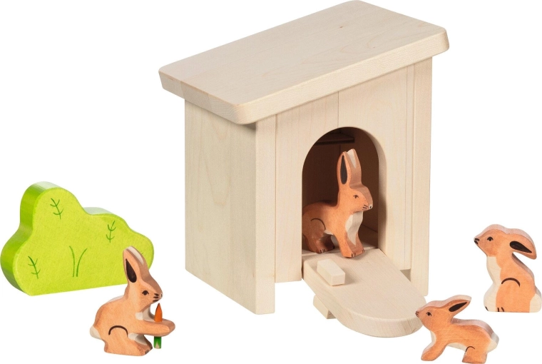 Meghitt menedék az állatkákkal való játékhoz