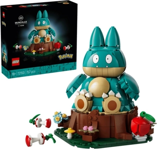 LEGO Pokémon Munchlax – gyűjthető, megépíthető modell