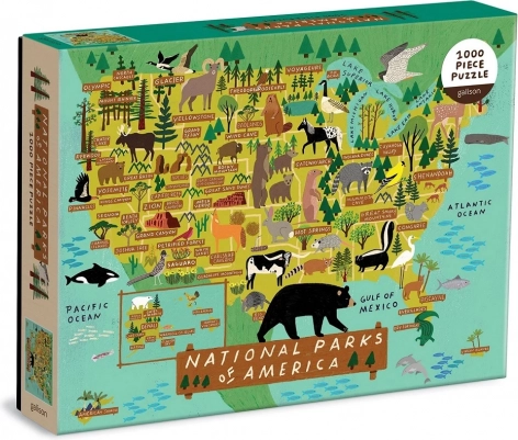 Galison puzzle Amerika nemzeti parkjai 1000 darab
