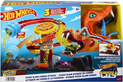 Hot Wheels City Pizza – kobra-támadás játékszett