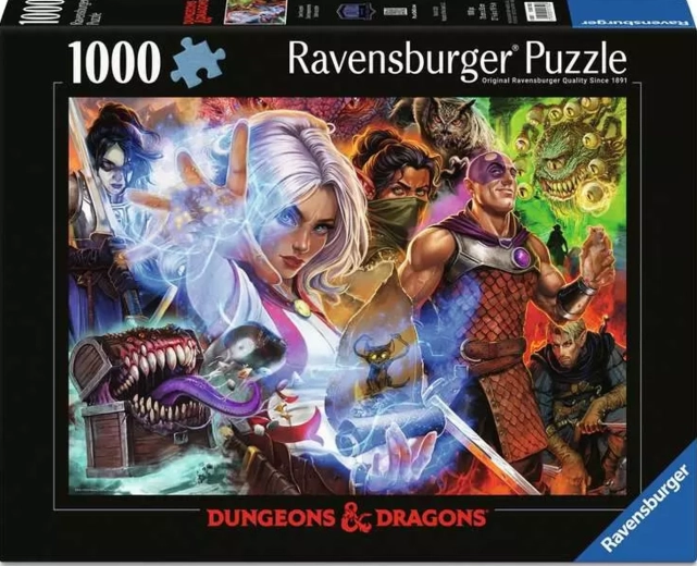Ravensburger puzzle Dungeons & Dragons: Kihívás elfogadva 1000 darab