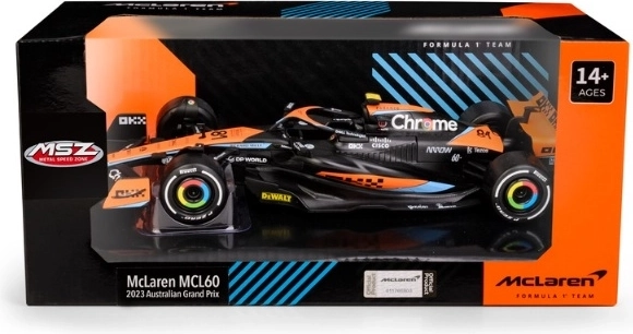 MSZ McLaren MCL60 Ausztrál Nagydíj gyűjtői formaautó-modell 1:24 méretarányban